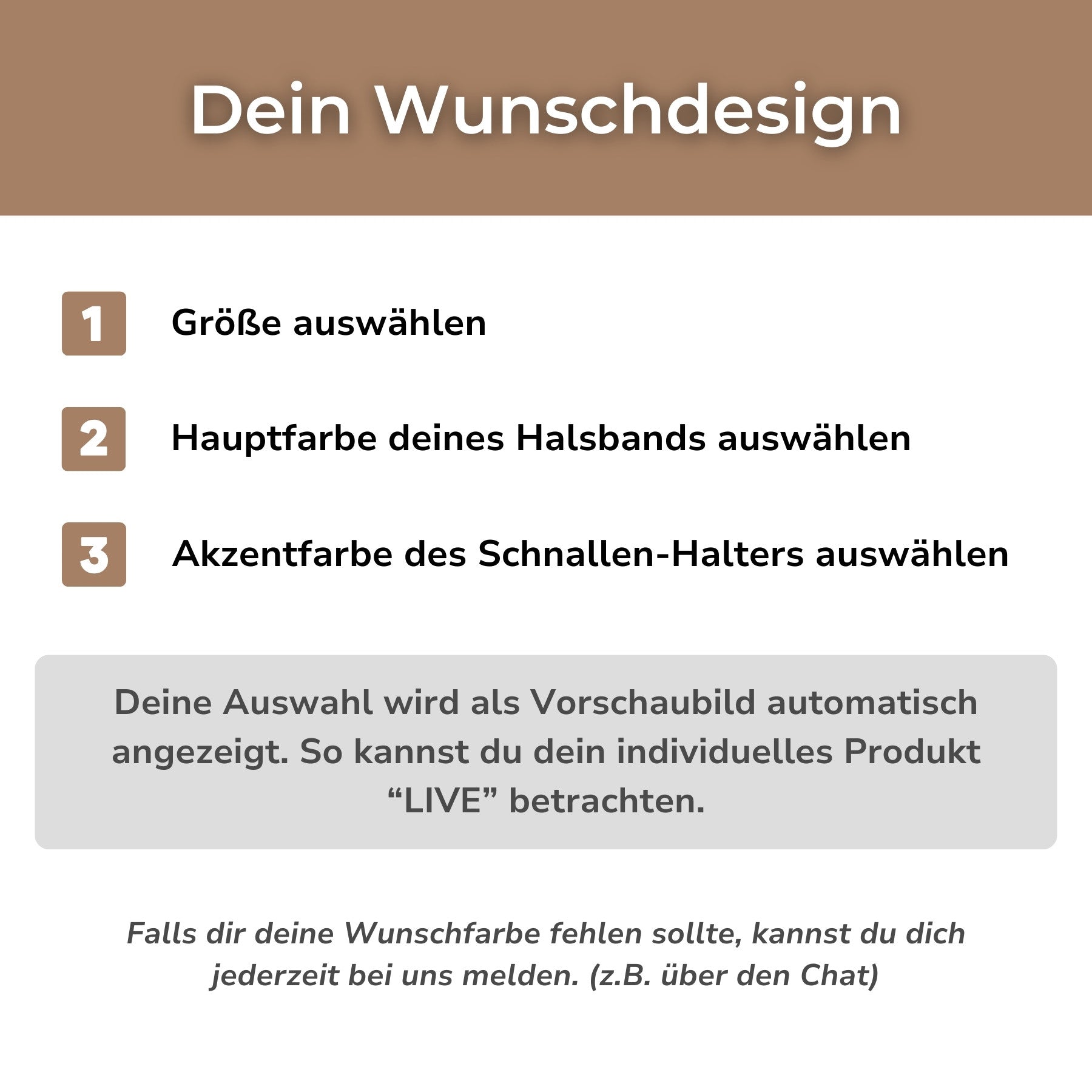 Anleitung Biothane Sports Halsband Konfigurator