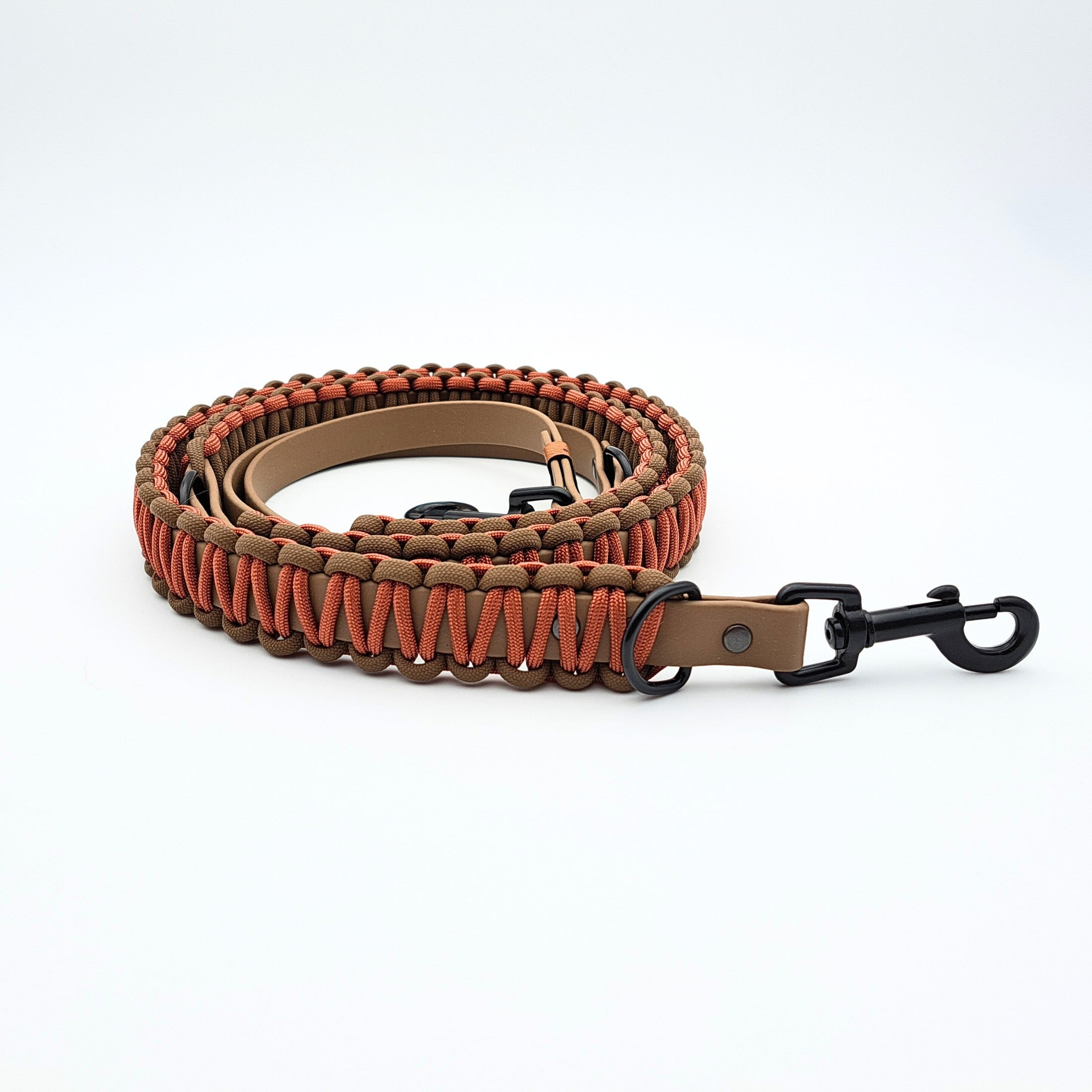 BioThane Paracord Hundeleine Hazelnut Braun