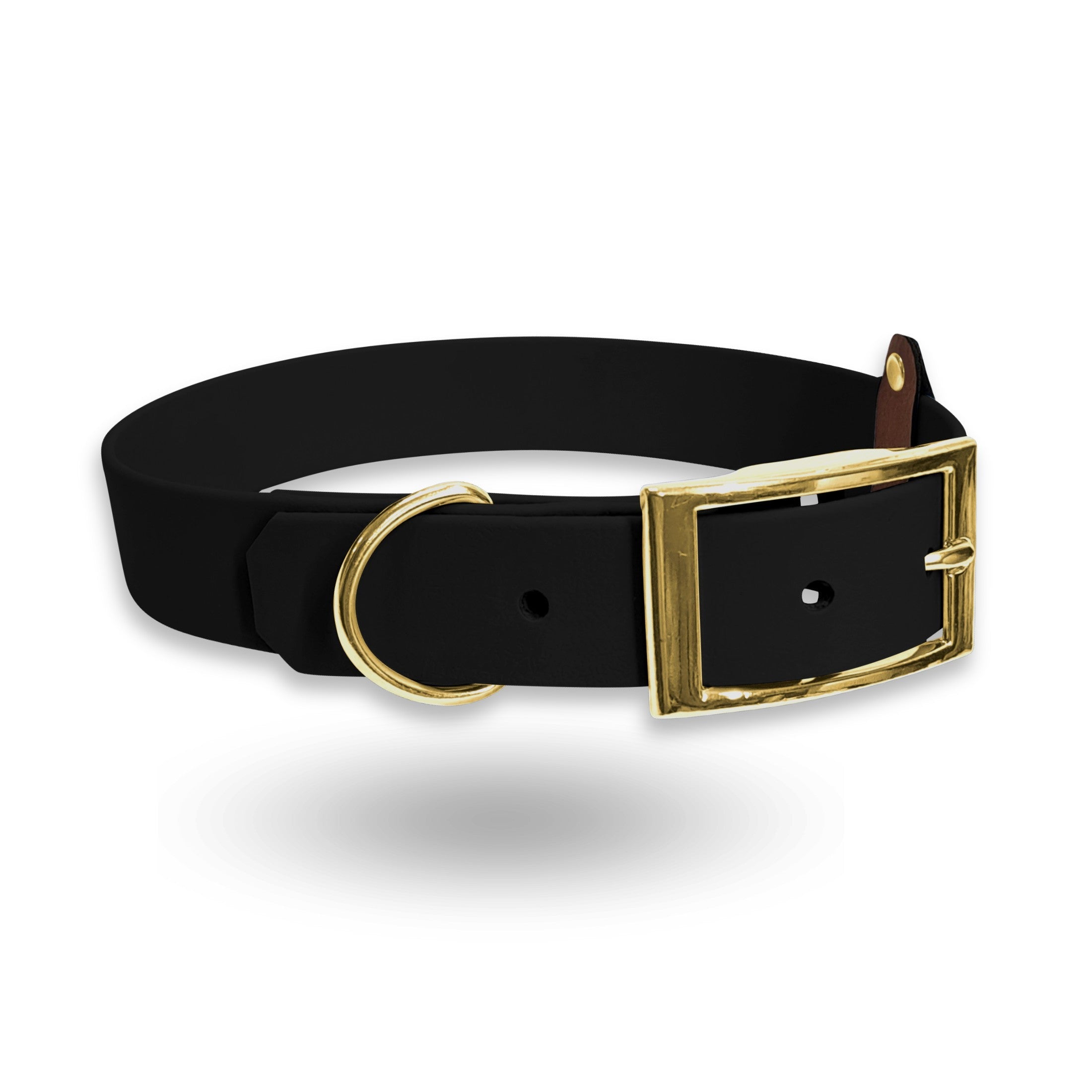BioThane® Halsband | Schwarz-Gold