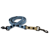 Hundeleine Biothane Petrolblau Beige