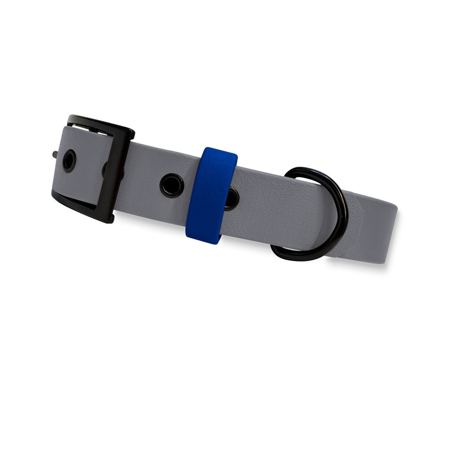 B-Ware Halsband biothane Sports Grau Blau