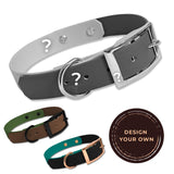 Wasserabweisendens, zweifarbiges Halsband aus Biothane-Art - Design your own bei SammyLunaDesigns