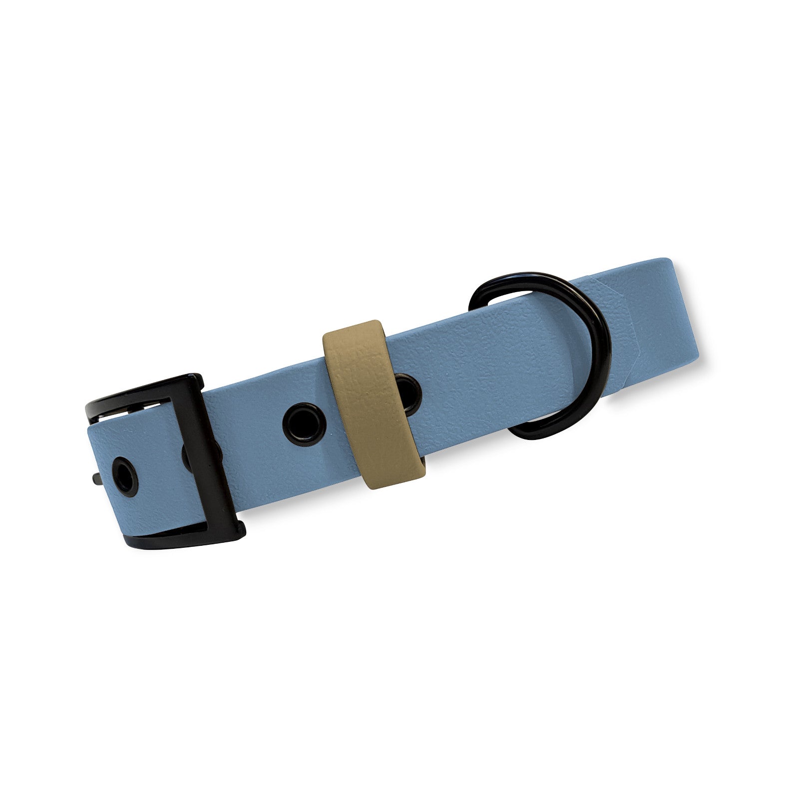 Halsband Biothane in Petrolblau