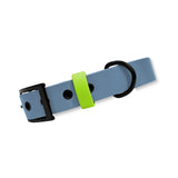 Halsband Biothane in Petrolblau