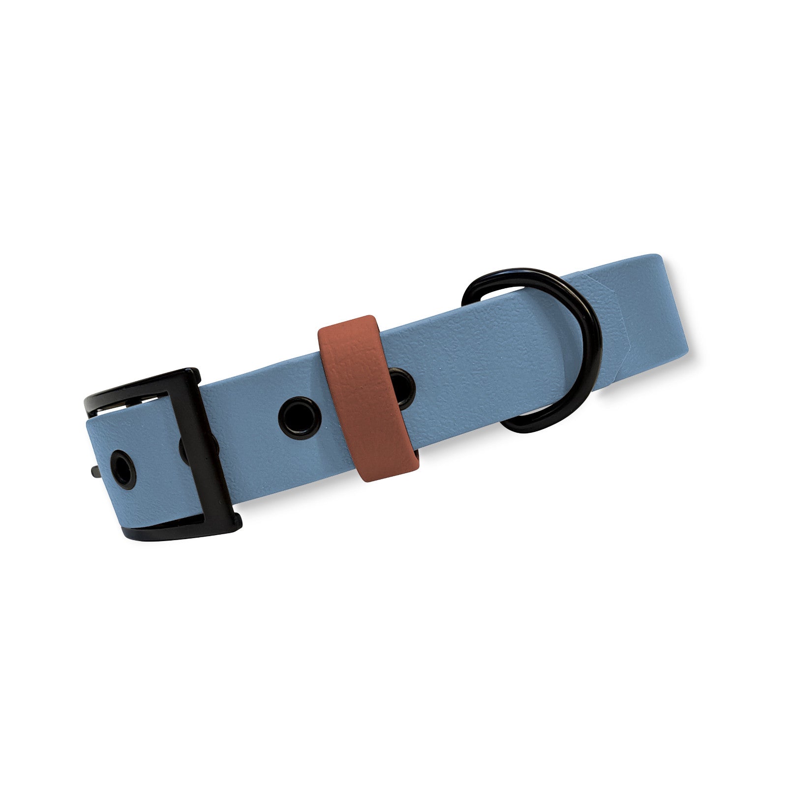 Halsband Biothane in Petrolblau