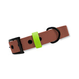 Biothane Halsband Rotbraun Kiwi