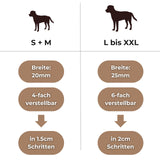Größen Gurtband Halsband