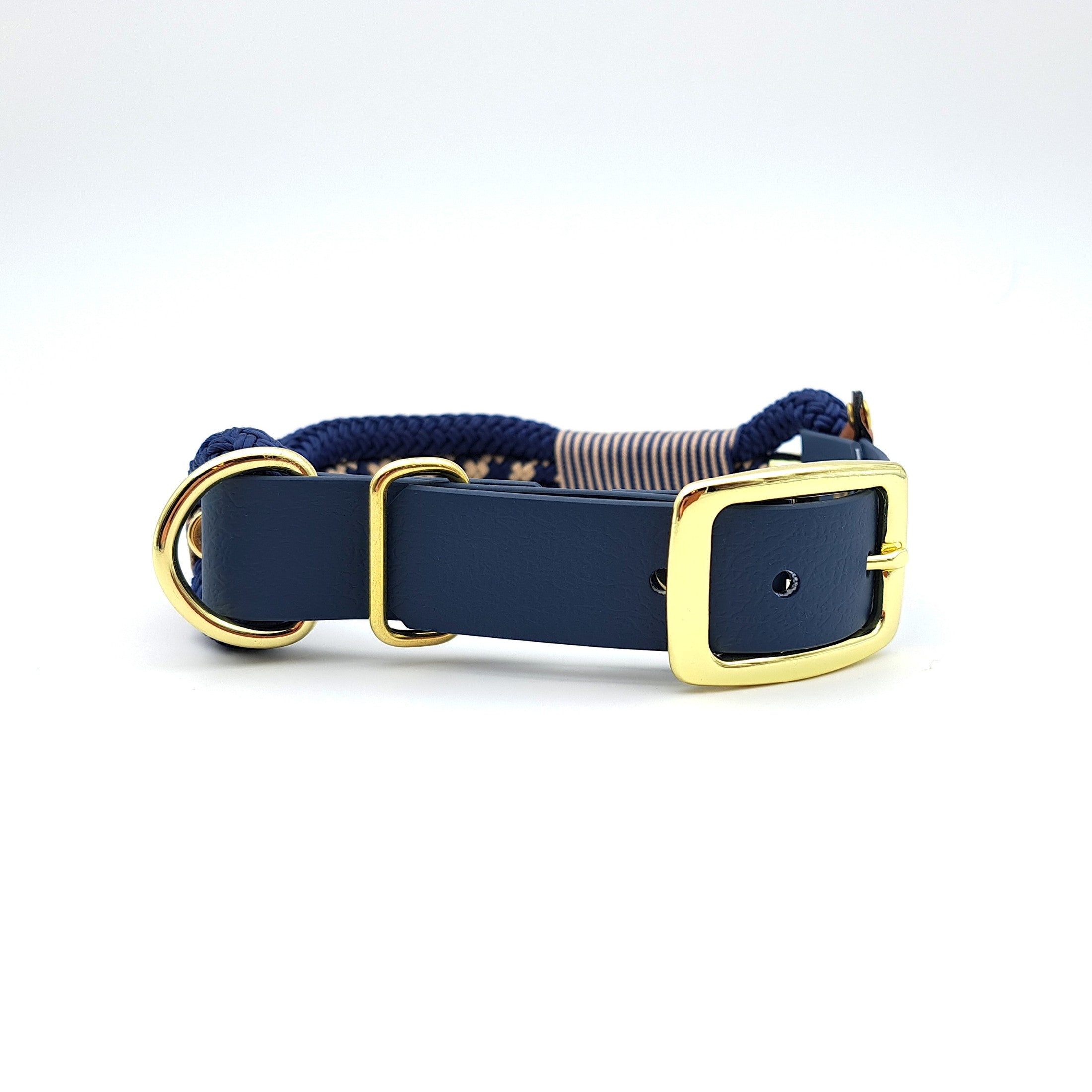 Halsband aus Tauseil verstellbar in dunkleblau
