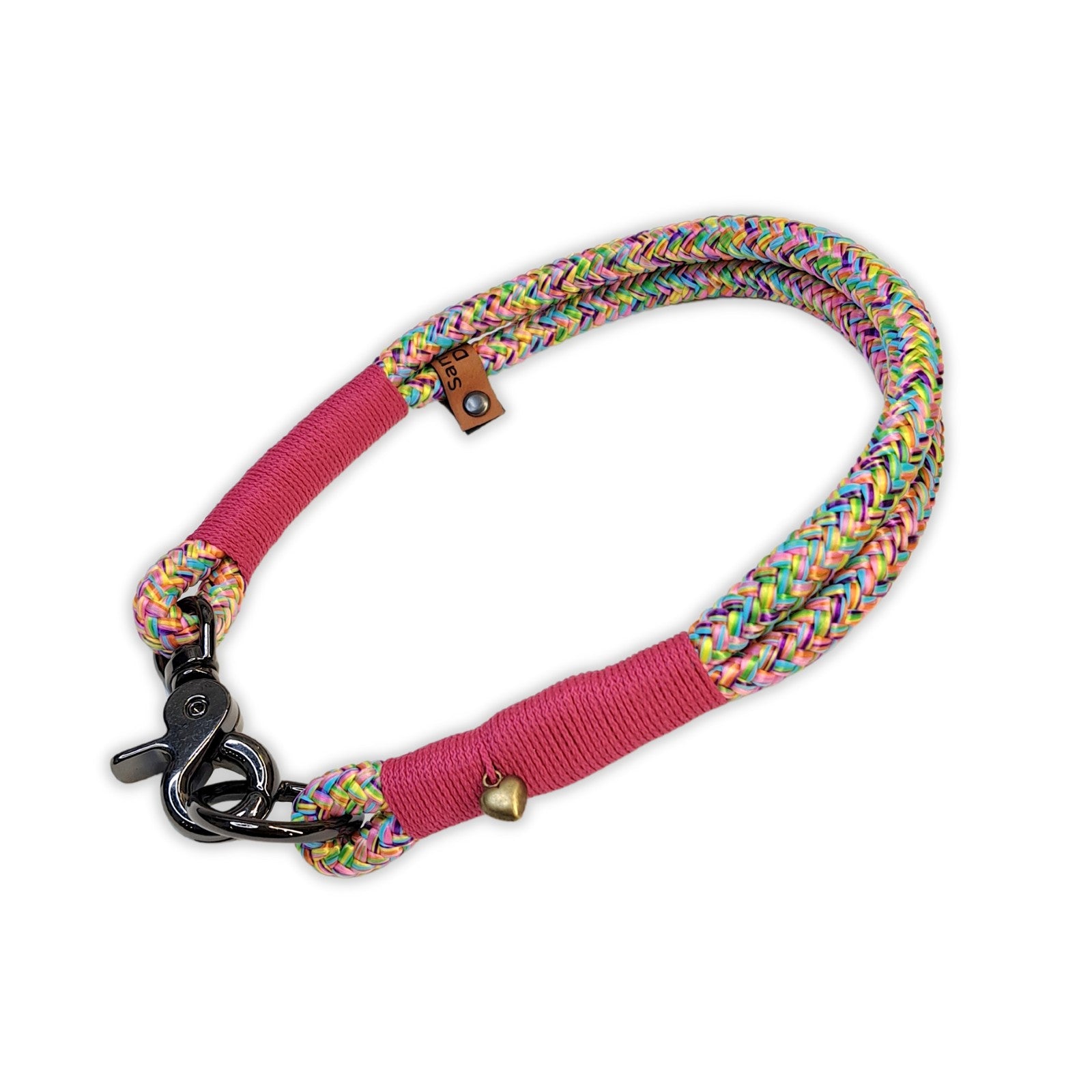 Hundehalsband aus Tauseil in bunt