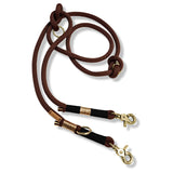 Tau Hundeleine Gold Schwarz