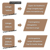Biothane Hundeleine Längentabelle