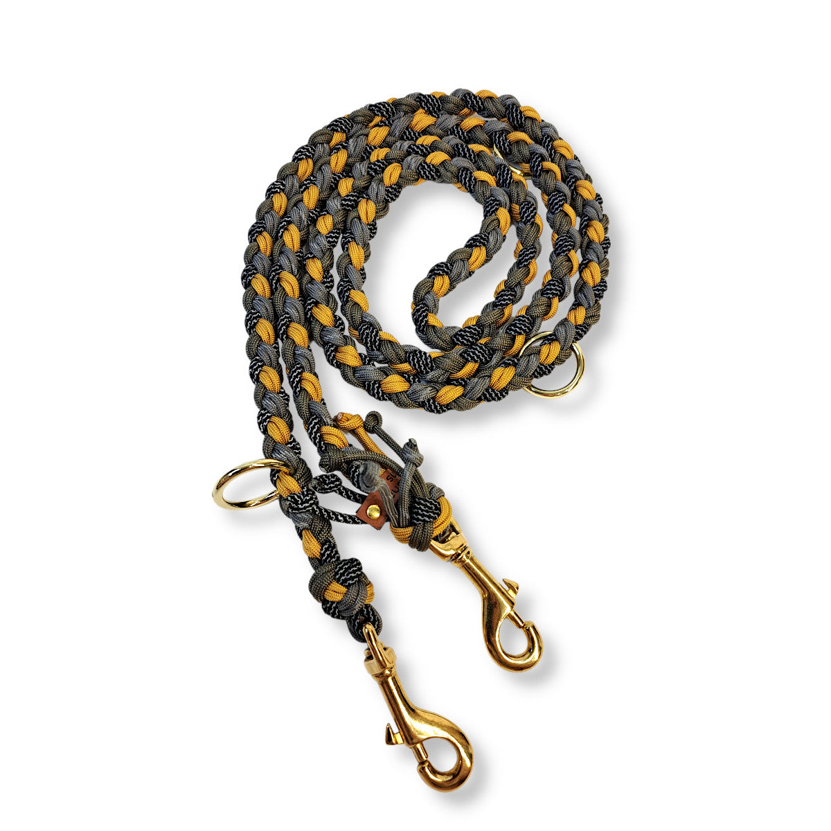 Leine Paracord reflektiv Gold