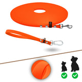 Schleppleine Neon Orange silber