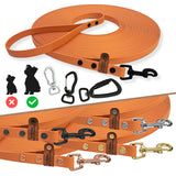 Schleppleine in Apricot-Farbe für Hunde