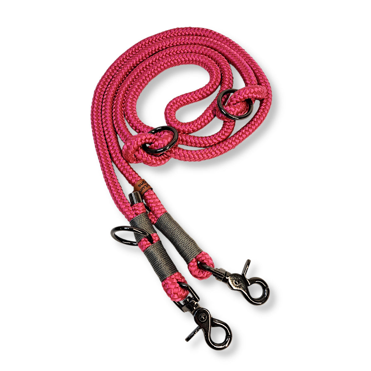 Hundeleine Fuchsia Tau-Seil