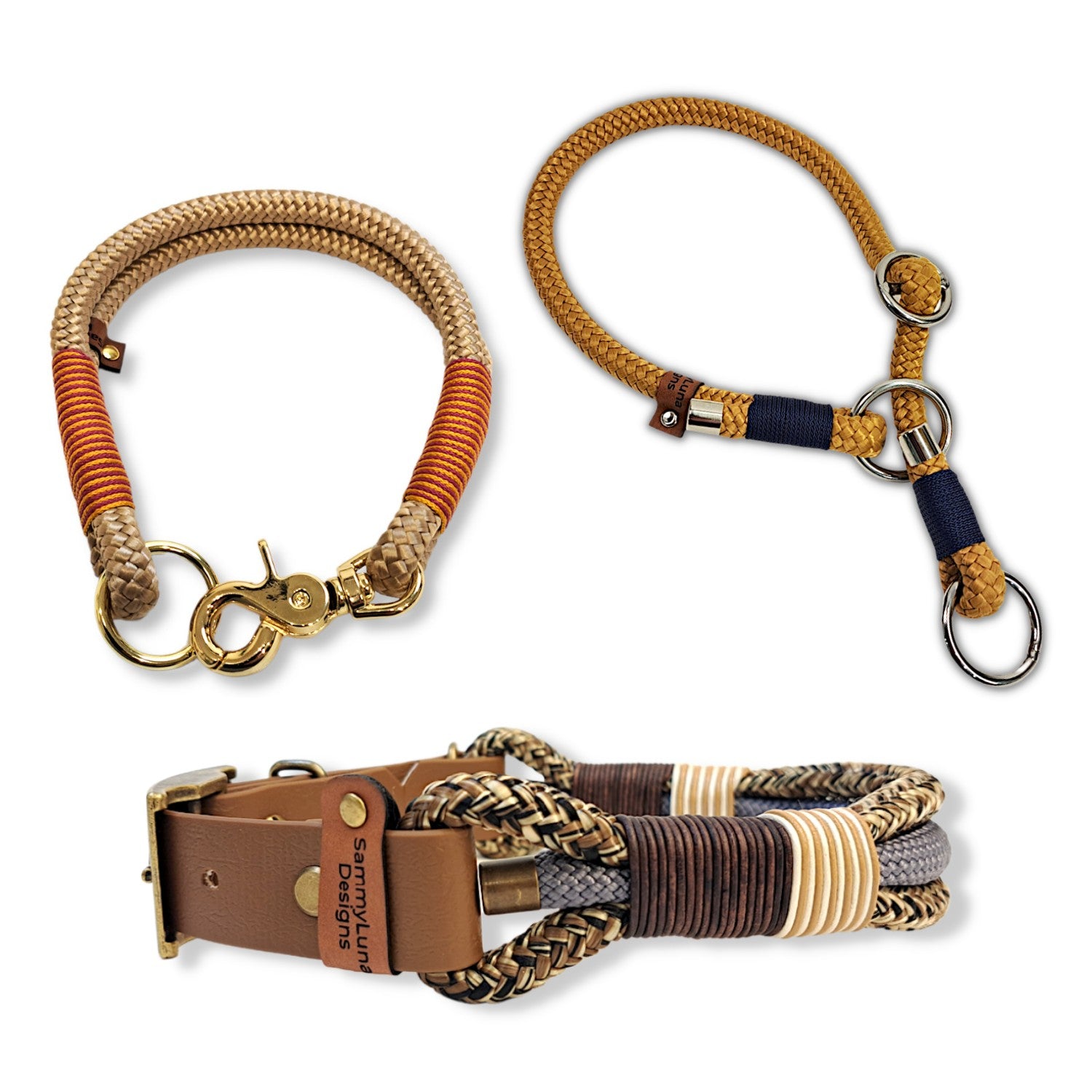 Hundehalsband aus leichtem Tauseil