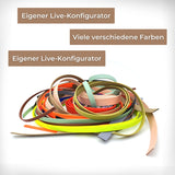 Verschieden farbige Biothane