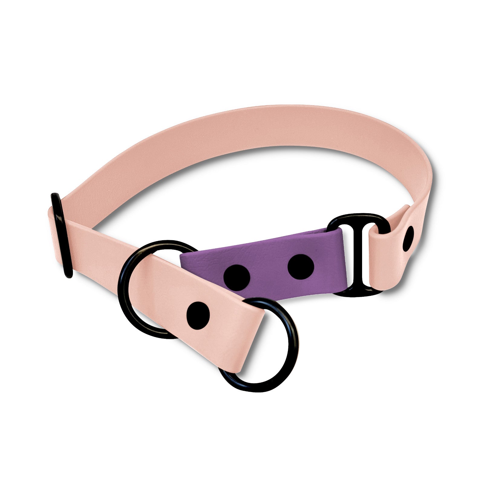 Zugstopp Halsband Biothane Sports Puderrosa x Lila