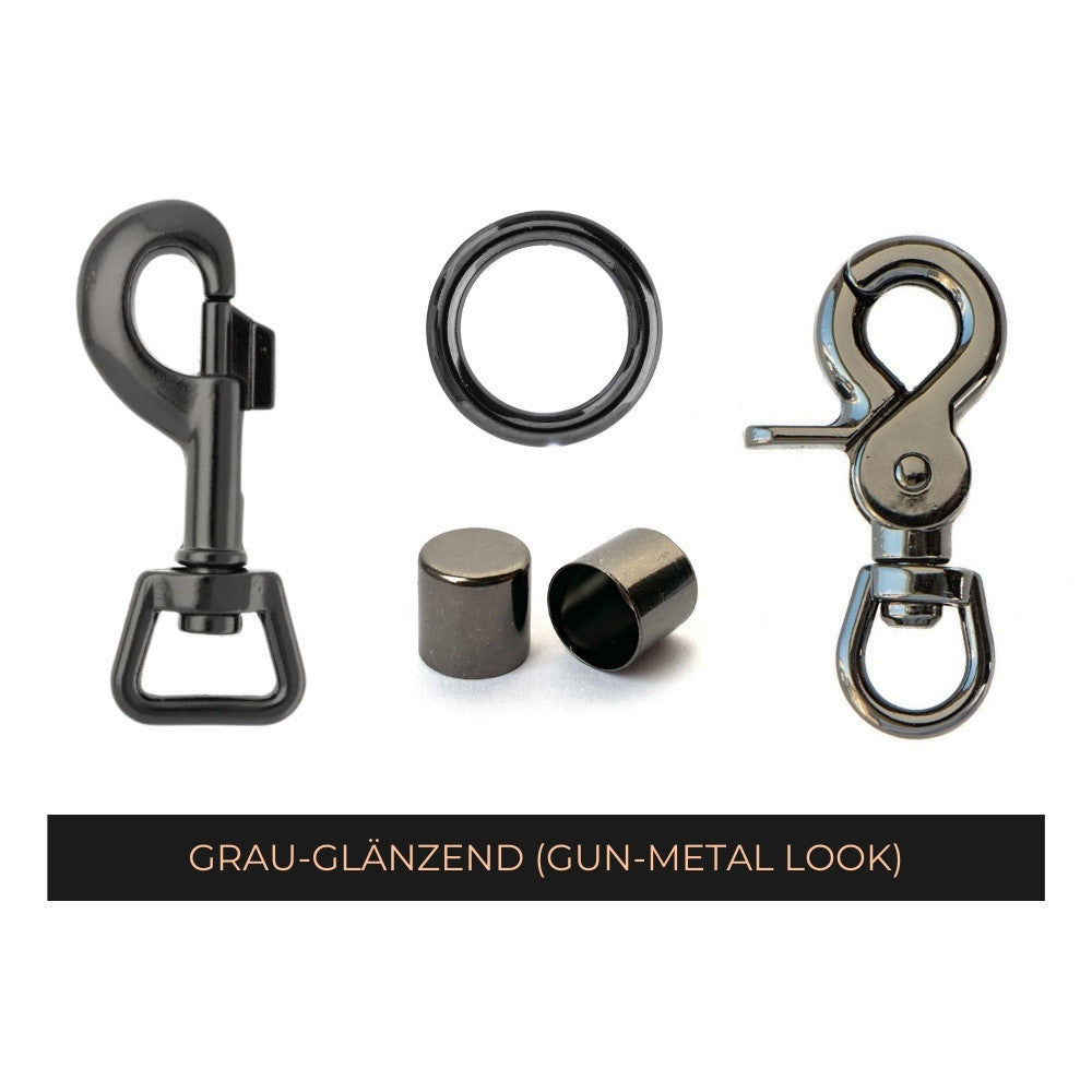 Gun-Metal Look Karabiner