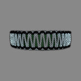 Halsband mit Paracord | Olive leuchtend
