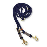 Hundeleine aus Tauseil | Segeltau mit goldenen Elementen in der Farbe Dunkelblau von SammyLunaDesigns