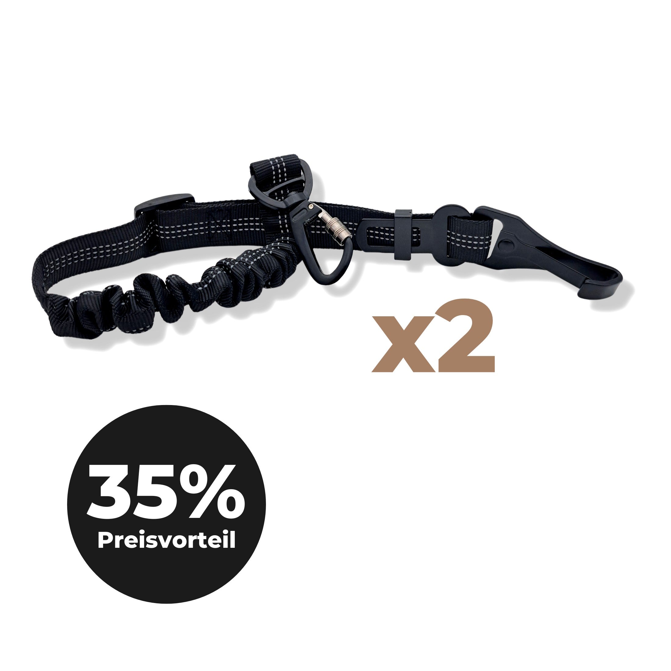 Hunde Autogurt Mit Ruckdämpfung - Sicherheitsgurt Für Alle Hunderassen