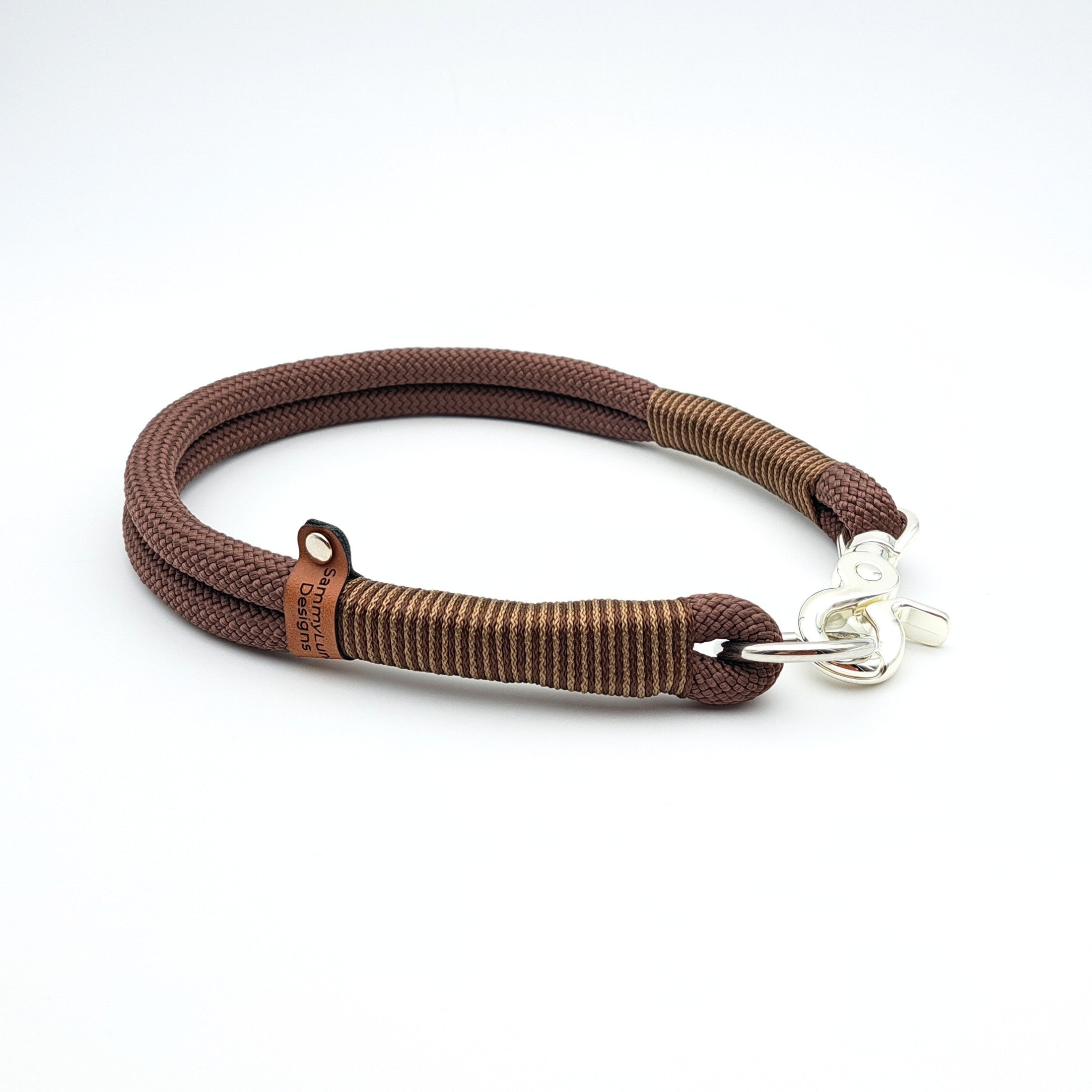 Outlet | Halsband Premium-Tauseil Braun | 48-50cm