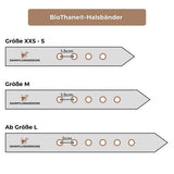 Lochabstände der BioThane Halsbänder