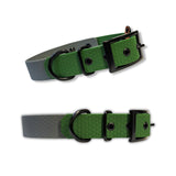 Halsband aus Hexa PVC-Gurtband zweifarbig