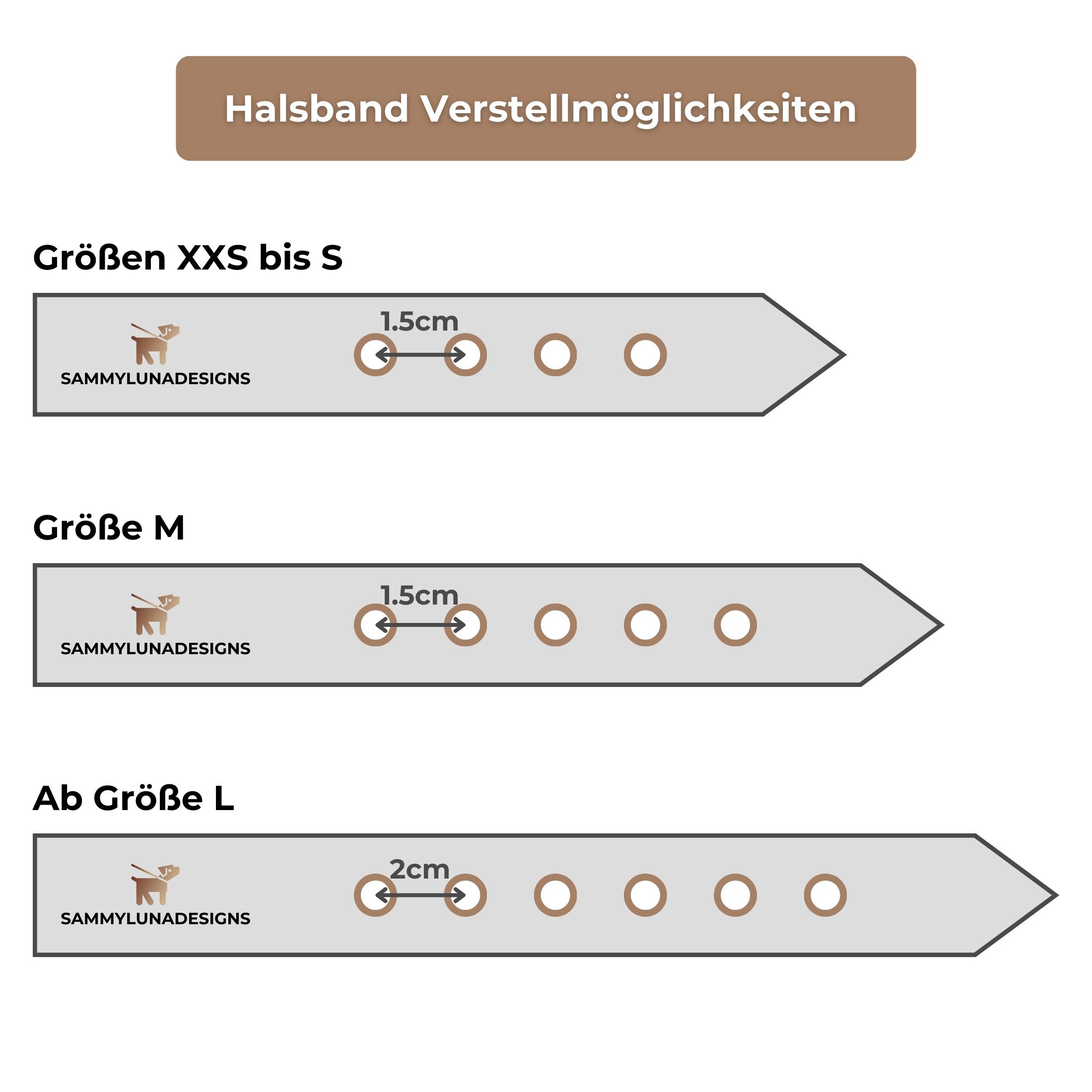 Verstellbarkeit des Hundehalsbands