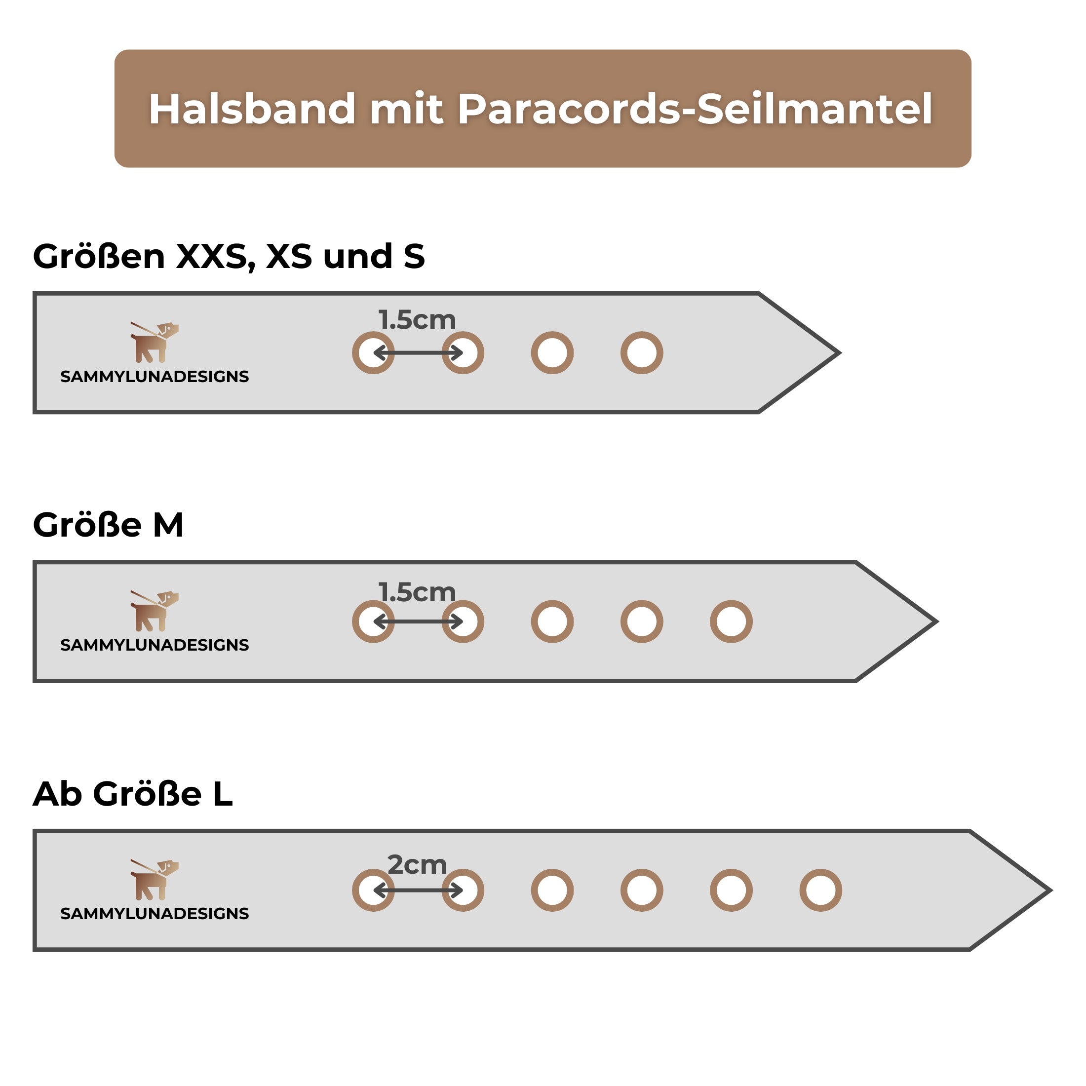 Halsband Lochabstände