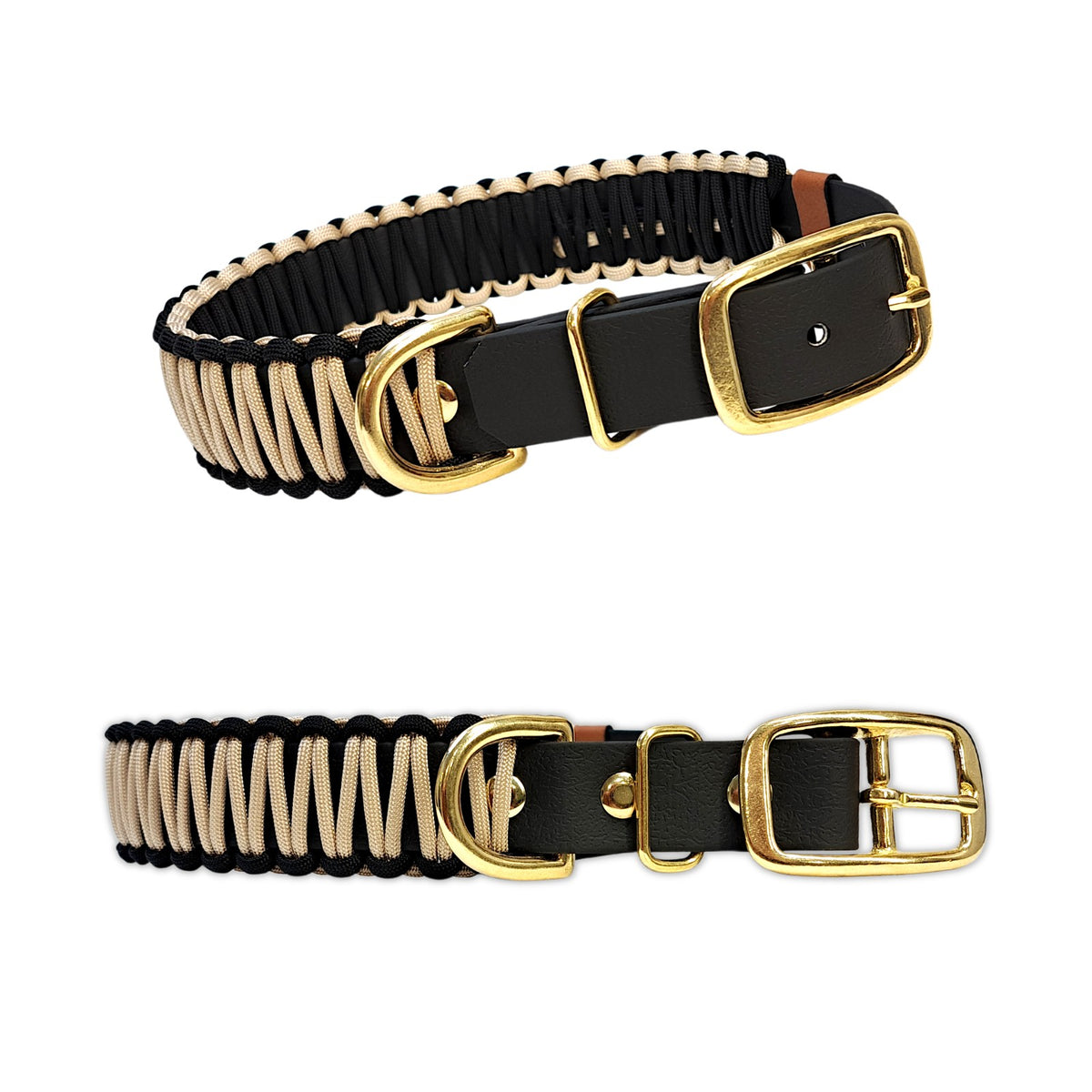 Partnerkollektion - BioThane® / Paracord Halsband - 