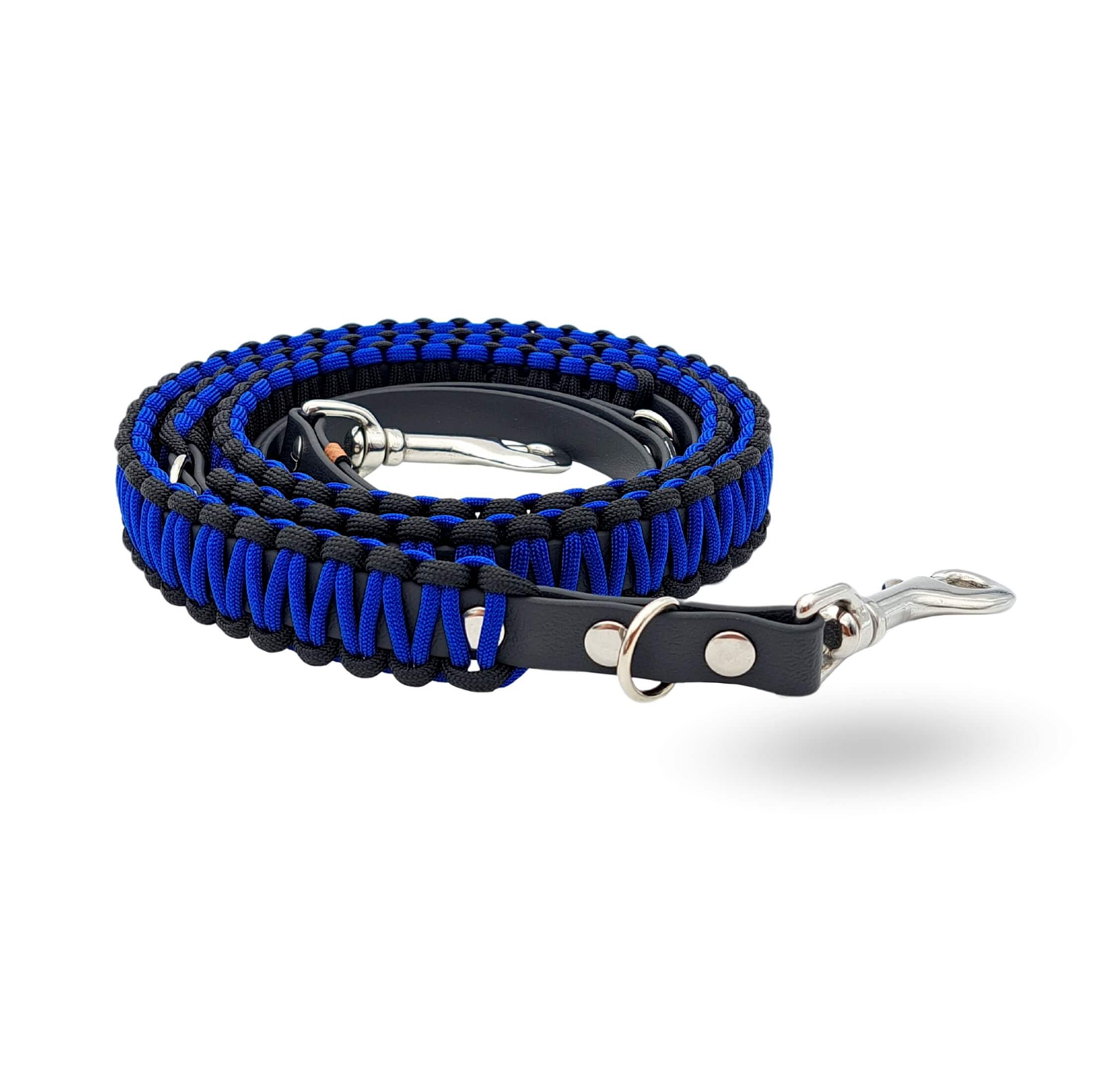 Hundeleine in Blau-Schwarz