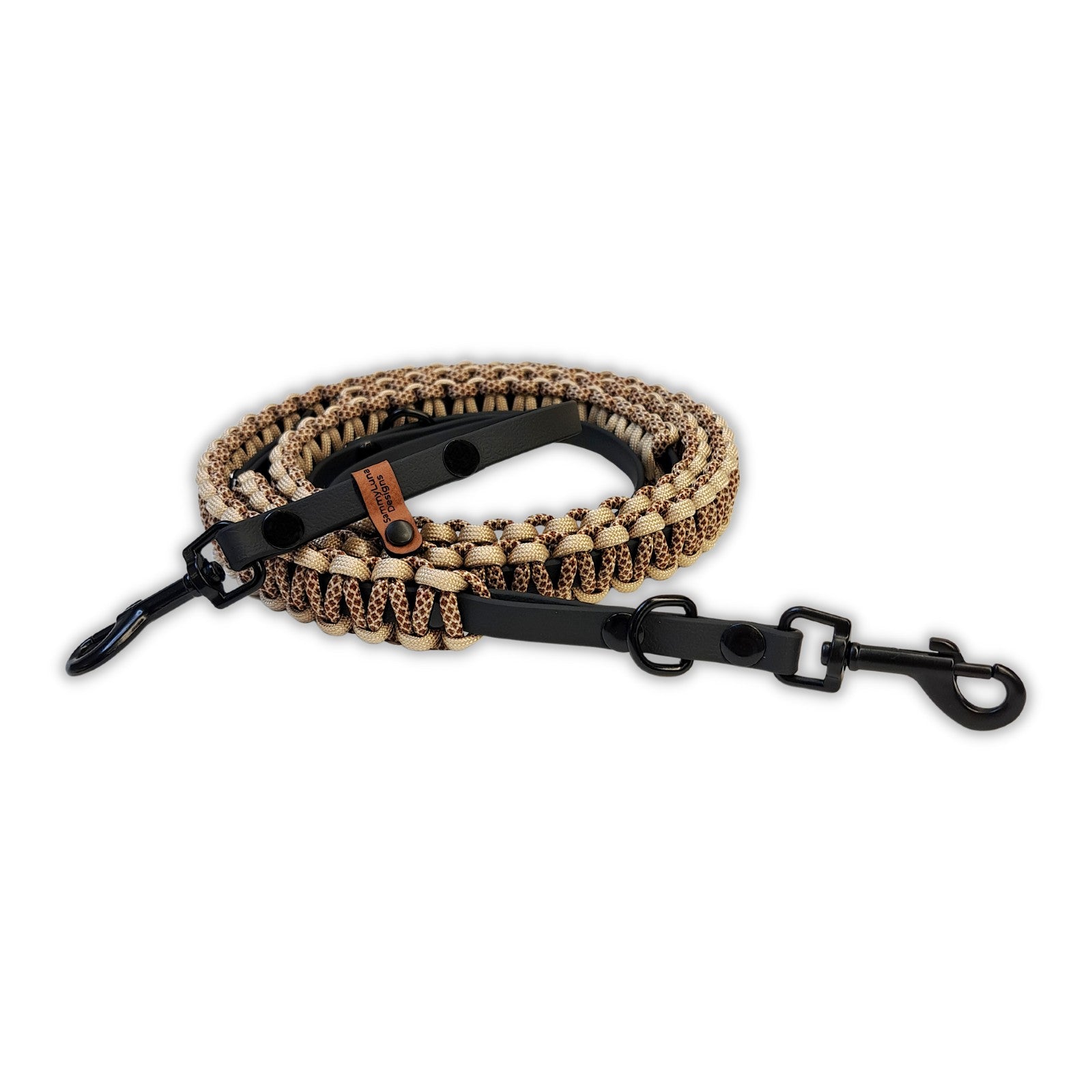 Dog leash Biothane and Paracord | *Leopard* – SammyLunaDesigns