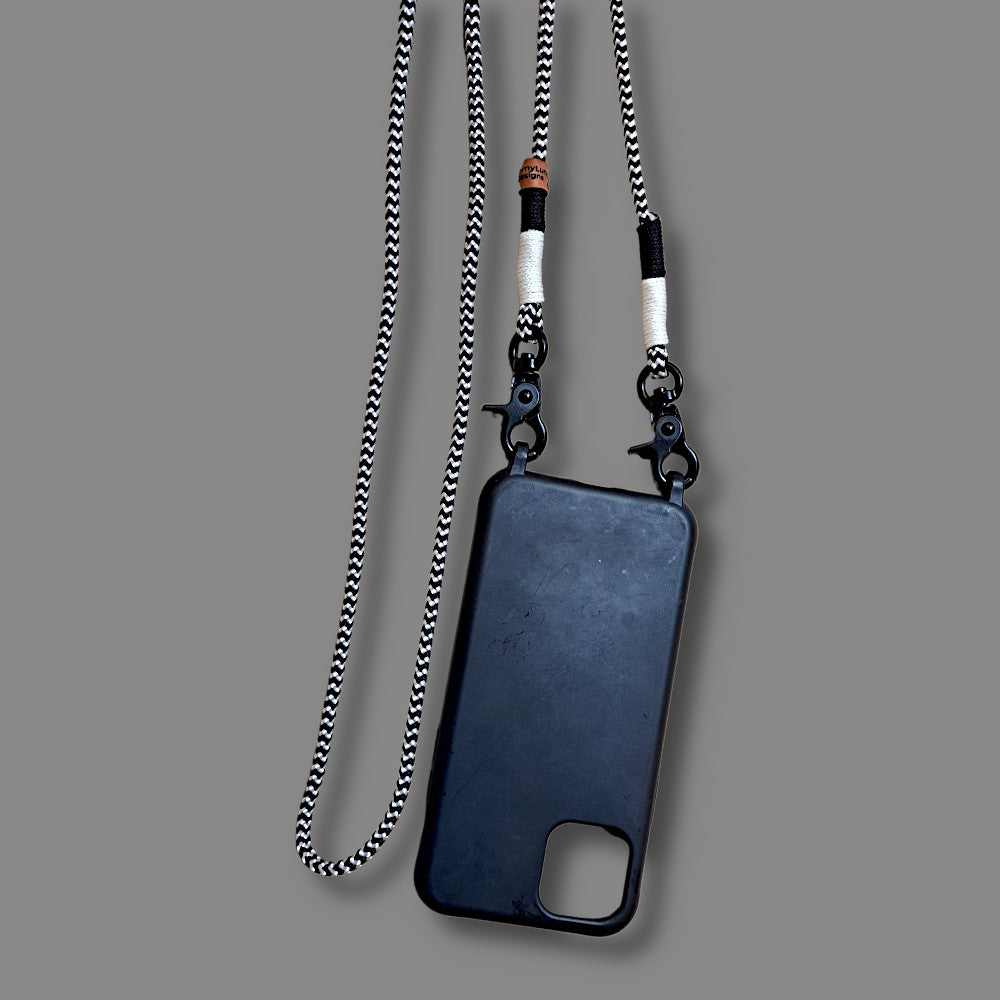 Mobile phone chain made of rope